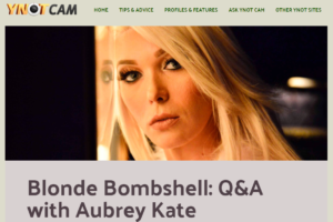 Aubrey Kate Featured in Ynot Cam The Official Aubrey Kate